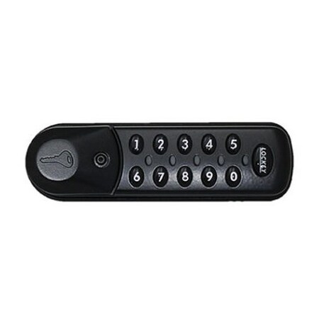 Lockey Digital Electronic Cabinet Lock For Wet/Chlorinated Areas Standard Black Left EC781-BL